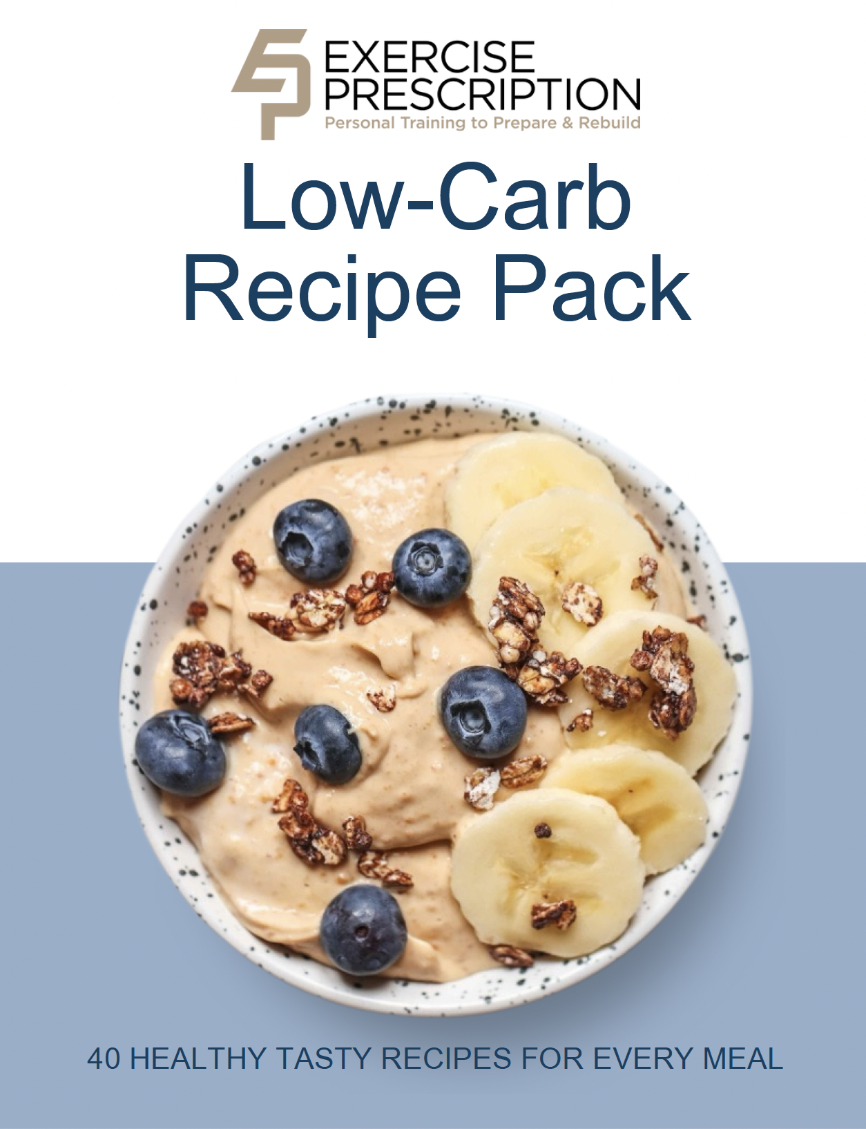 Front cover of Low-Carb Recipe Pack