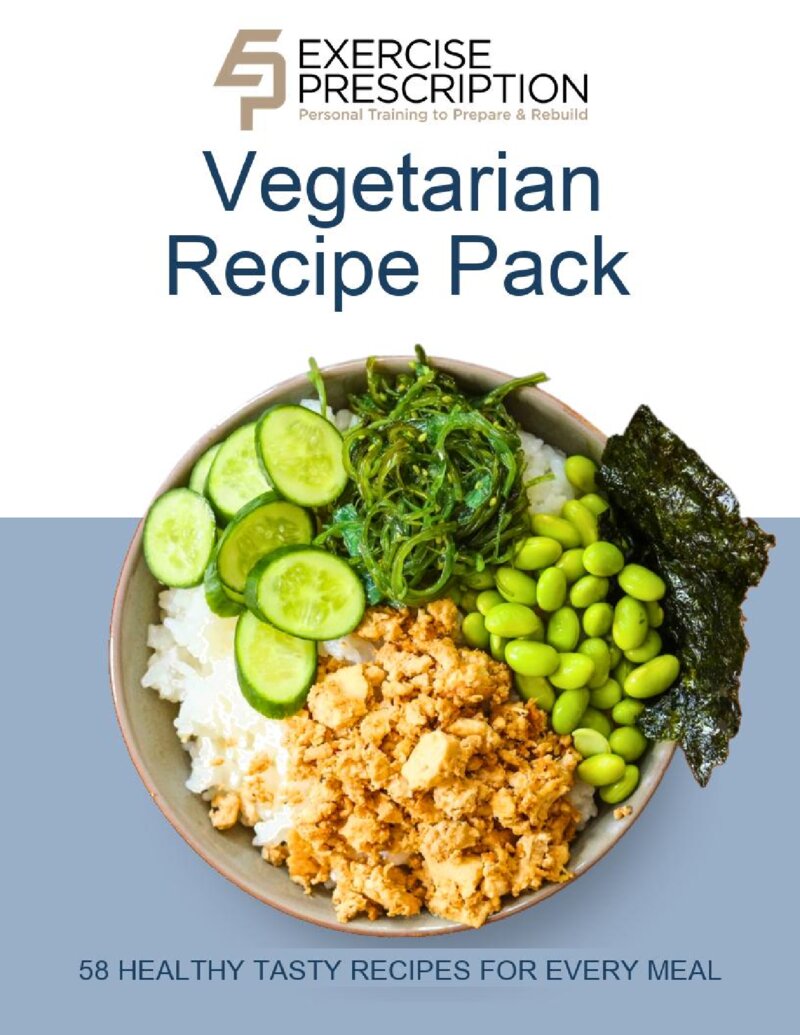 Front cover of Vegetarian Recipe Pack