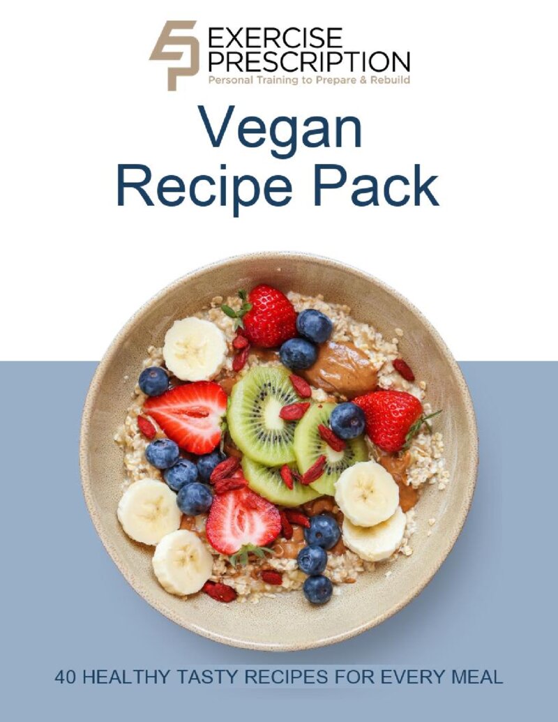 Front cover of Vegan Recipe Pack